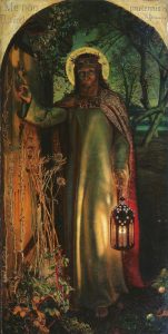 The light of the world painting by Holman Hunt